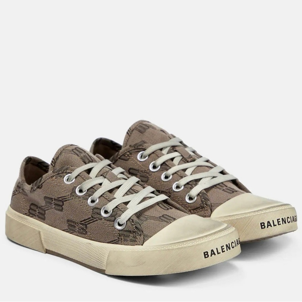 Balenciaga Low Top Paris Monogram Sneakers